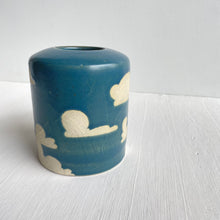 Load image into Gallery viewer, vase : blue sky : brushed