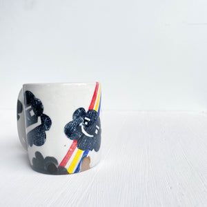 mug : cloudy + rainbow 2